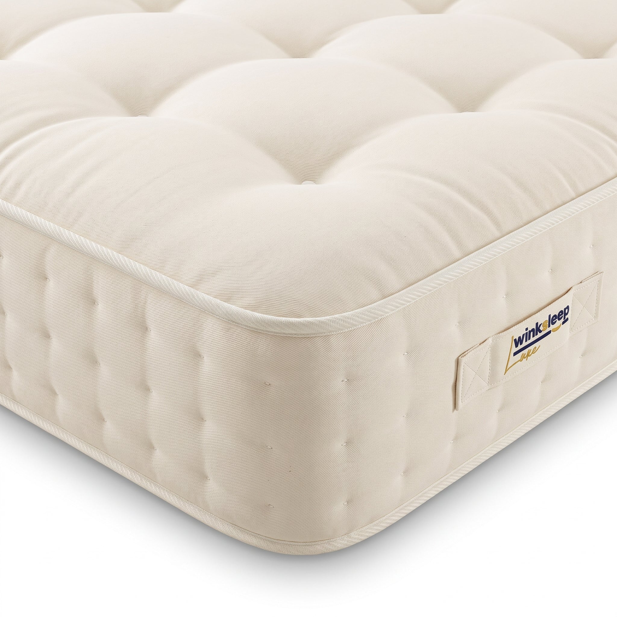 WinkSleep LUXE Westminster Natural 3000 Mattress 28cm Deep, Adaptive Core™ Pocket Springs with Premium Natural Fillings