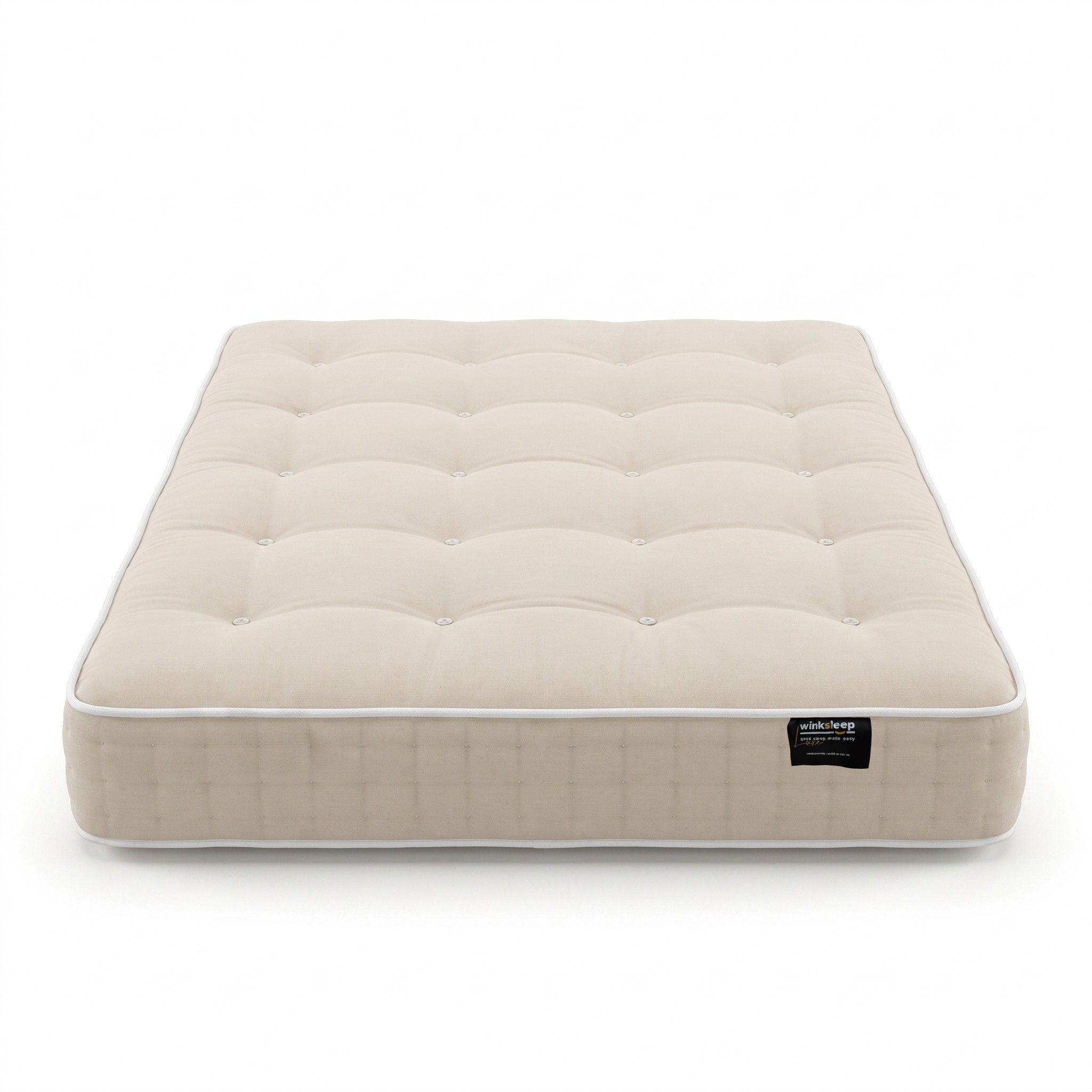WinkSleep LUXE Mayfair Natural 2000 Mattress – 25cm Deep, Adaptive Core™ Pocket Springs with Luxury Natural Fillings
