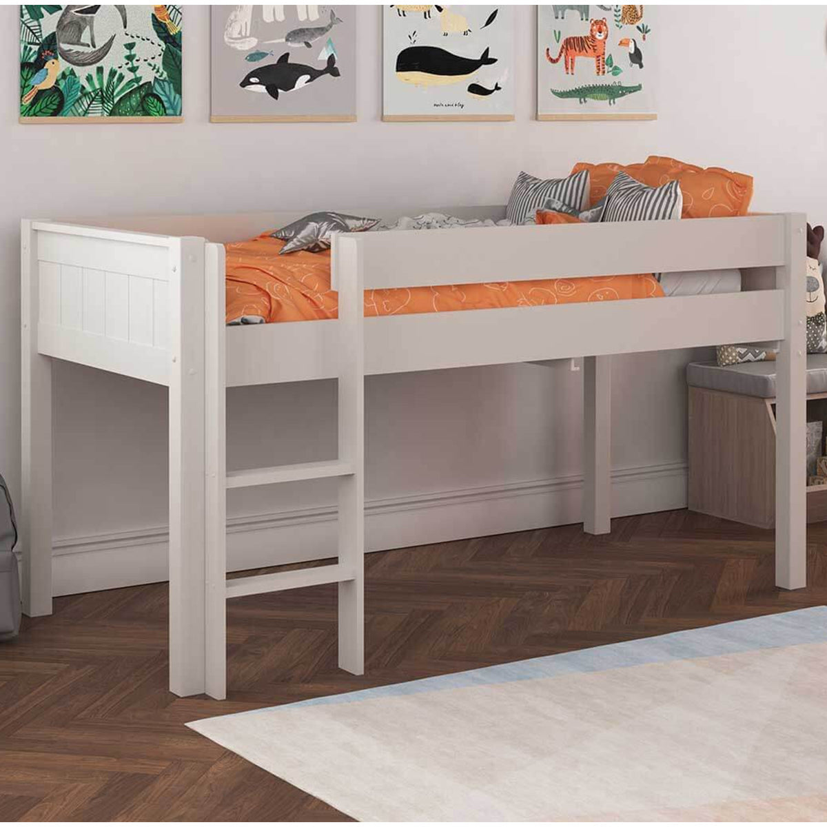 New Classic Midsleeper Frame Only White