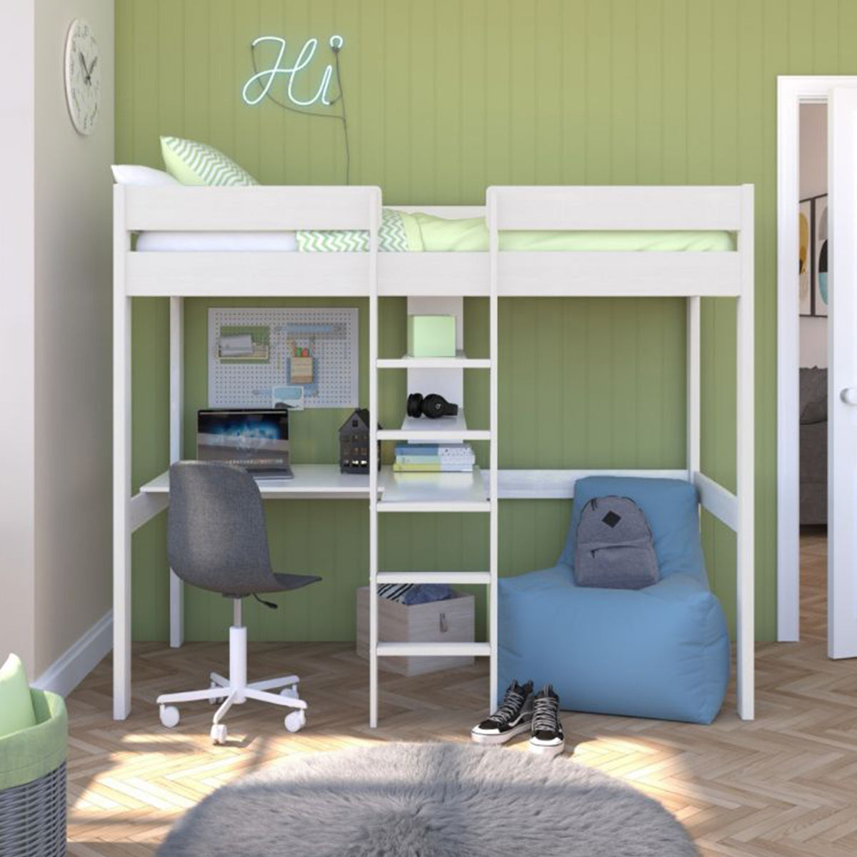 Uno White High sleeper