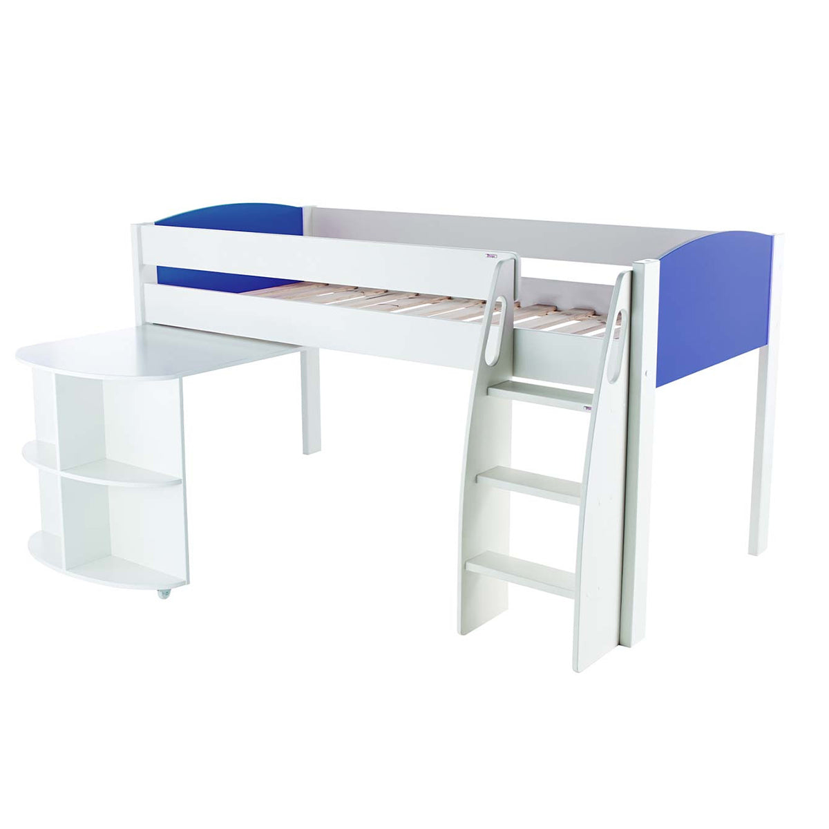 Stompa UNOS Midsleeper Blue + Pull Out Desk