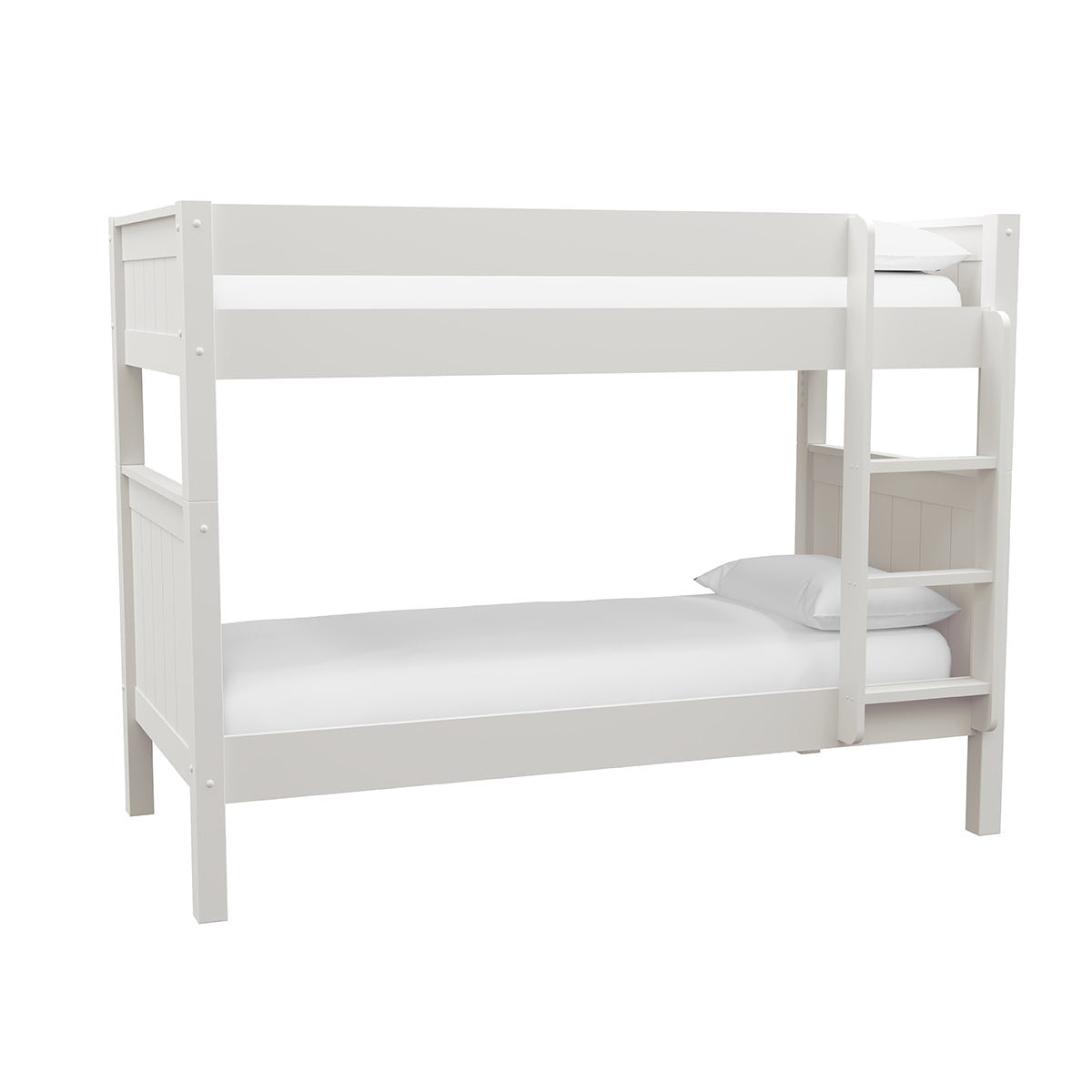 New Classic Bunk Bed Frame Only White