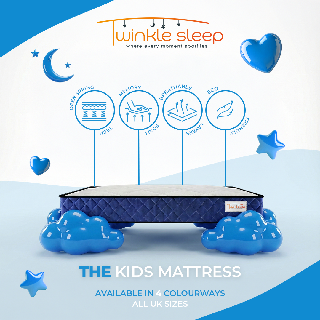 Twinkle Sleep Mattress - Blue