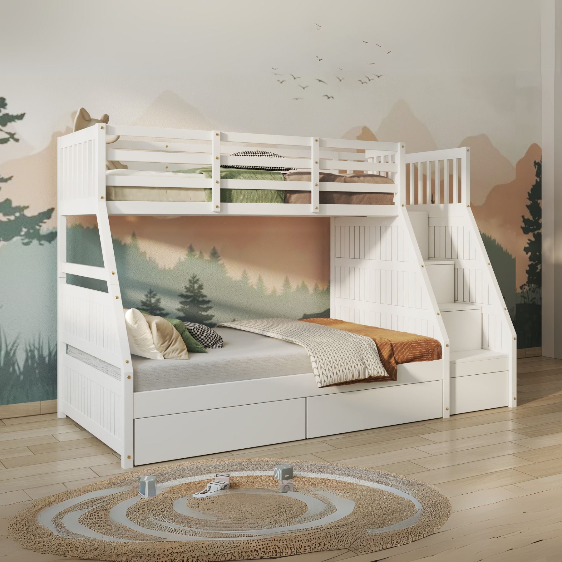 Babyfair Triple Bunk Bed