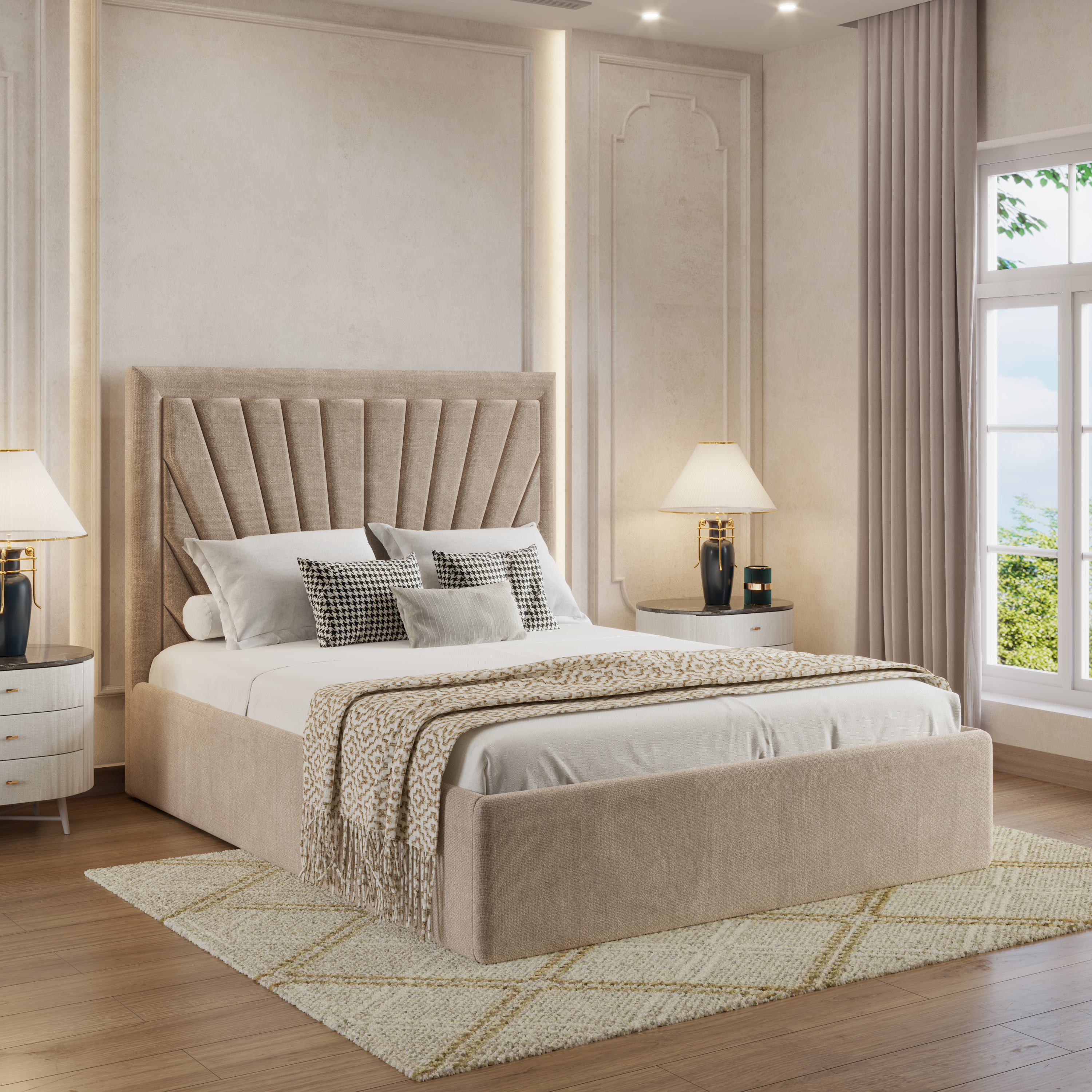 Comet Bedframe Ottoman