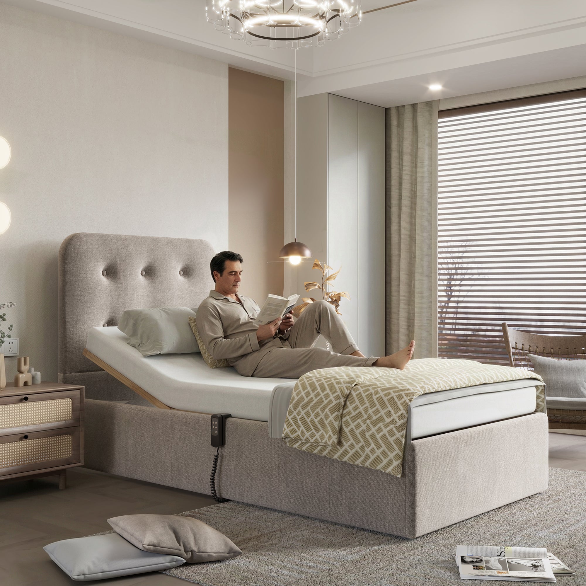Flex Support Adjustable Electric Bed