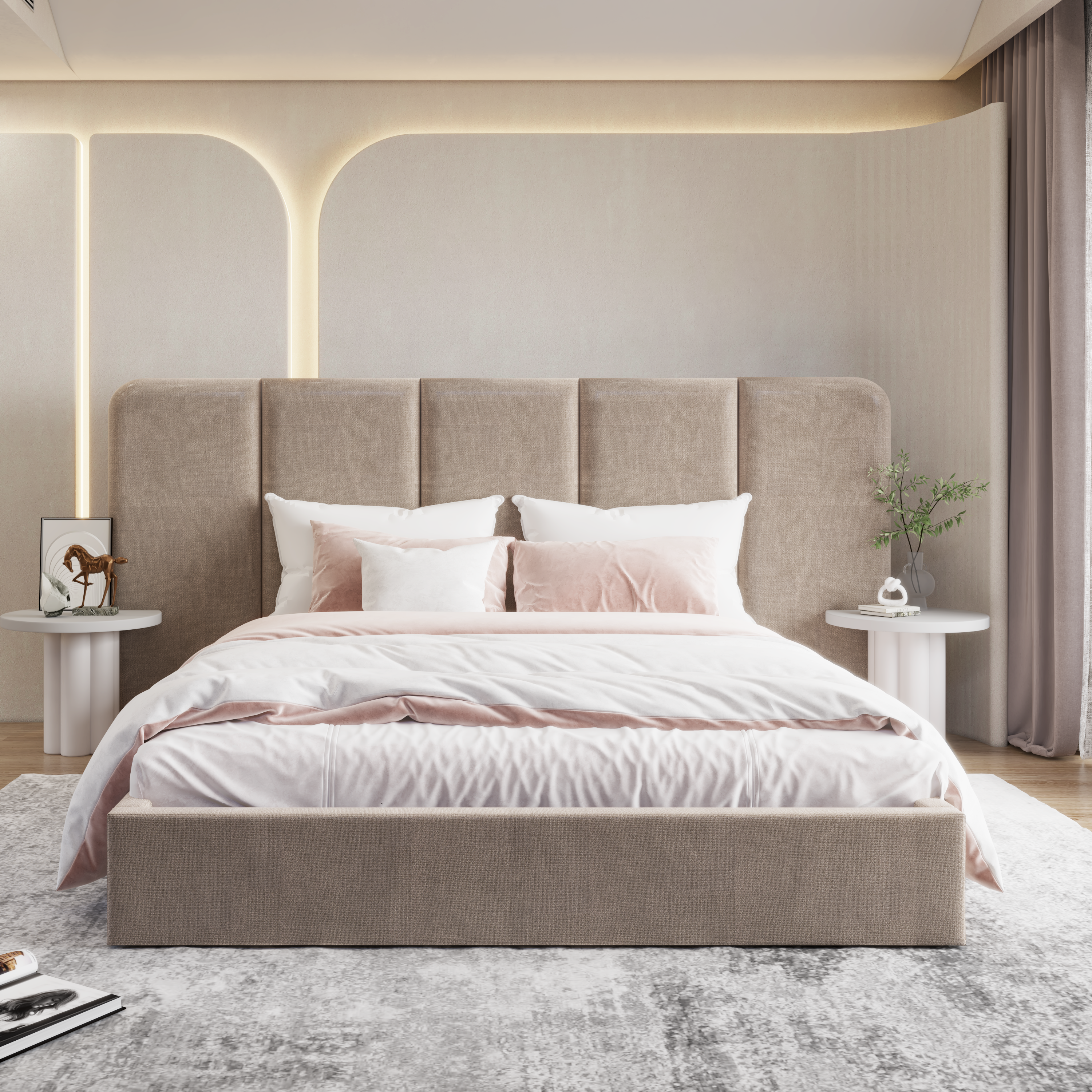 Pixel Bedframe Ottoman