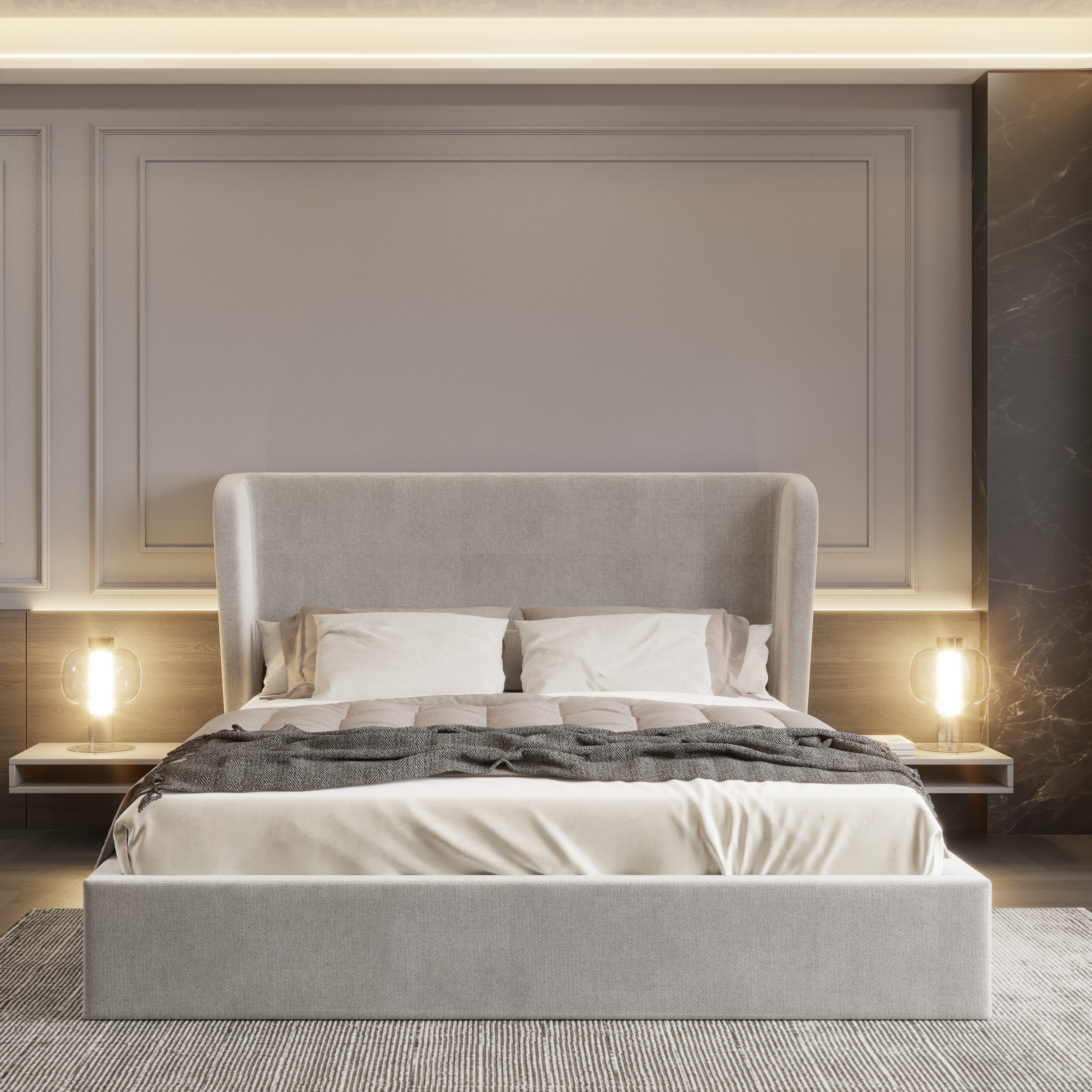 Ziggy Bedframe Ottoman