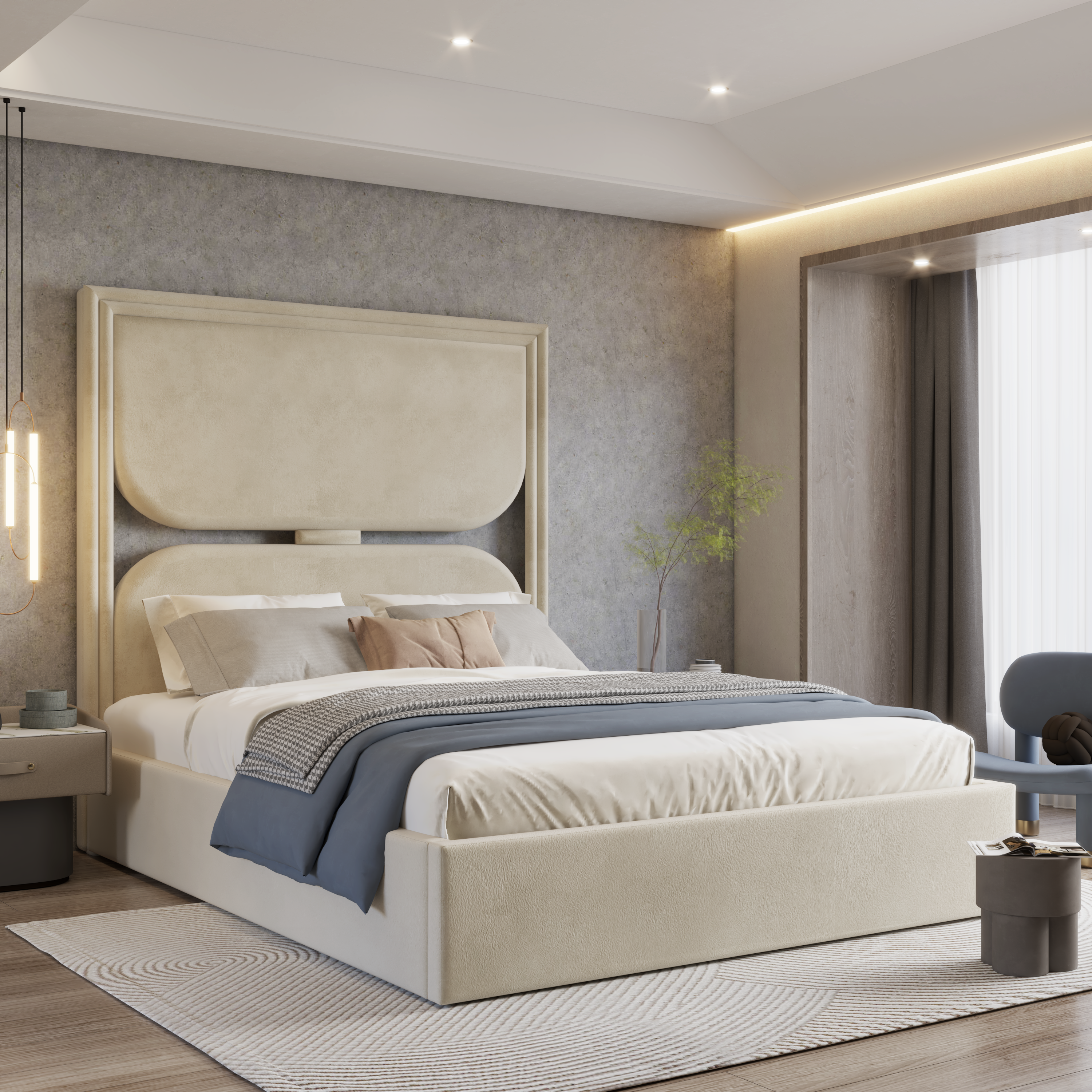 Gala Bedframe Ottoman