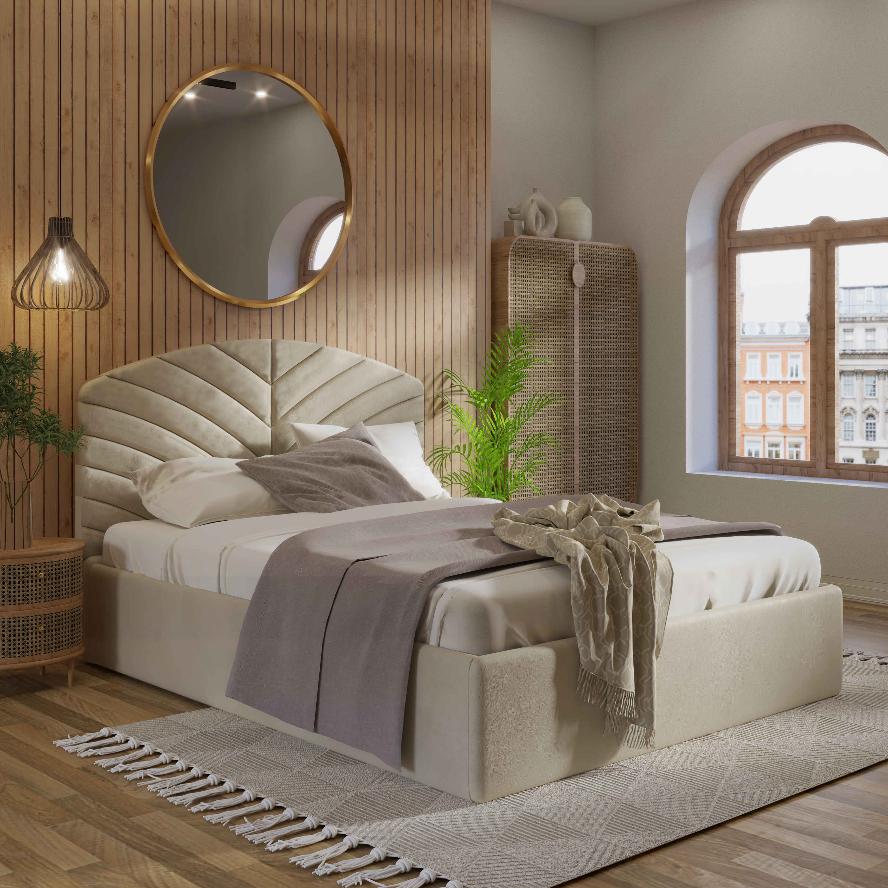 Twinkle Bedframe Ottoman