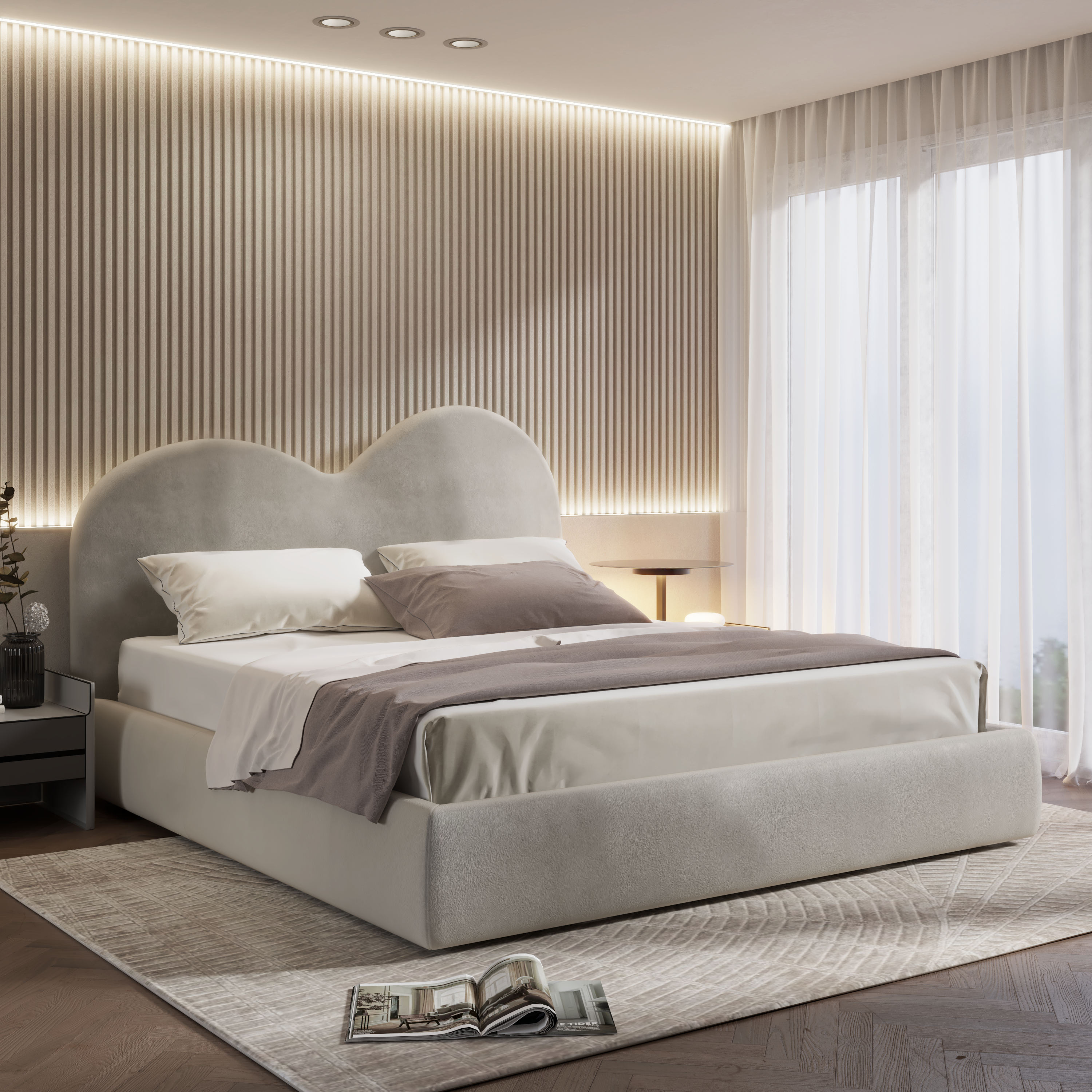 Dazzle Bedframe Ottoman