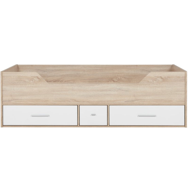 Camden Cabin Bed White & Oak Effect