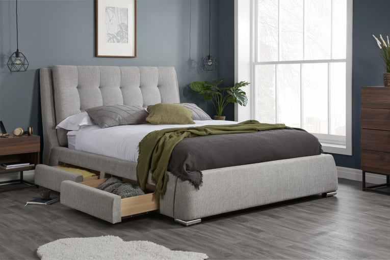 Mayfair 4 Drawers Bed Grey