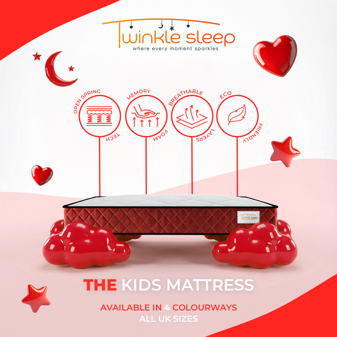 Twinkle Sleep Mattress - Red