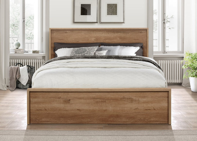Stockwell Bed Rustic Oak Effect