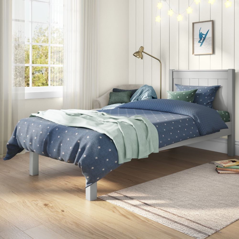 Classic Grey Low End Single 90x190cm