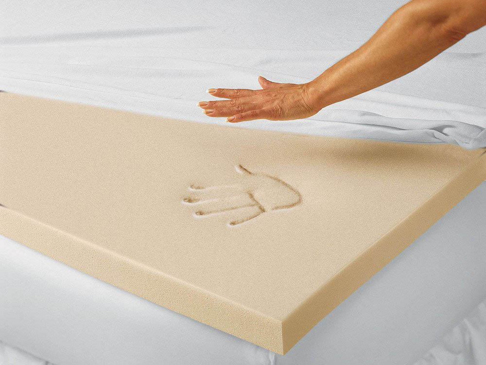 6FT Orthopaedic Memory Foam Topper 4 Inch