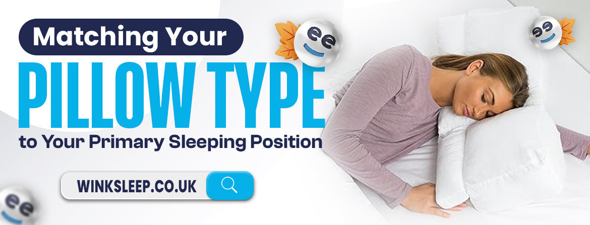 Matching your pillow type to your primary sleeping position
