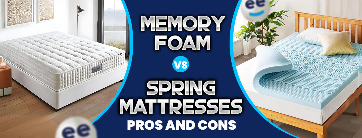 Memory foam vs. Spring mattresses: Pros and cons
