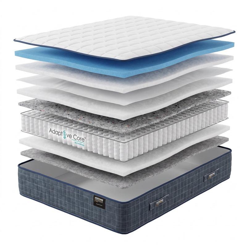 Inside the Royal Gel Pillow Top 2000