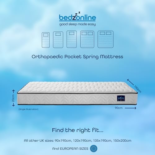 Pocket Sprung Mattress - Cooling & Hypoallergenic