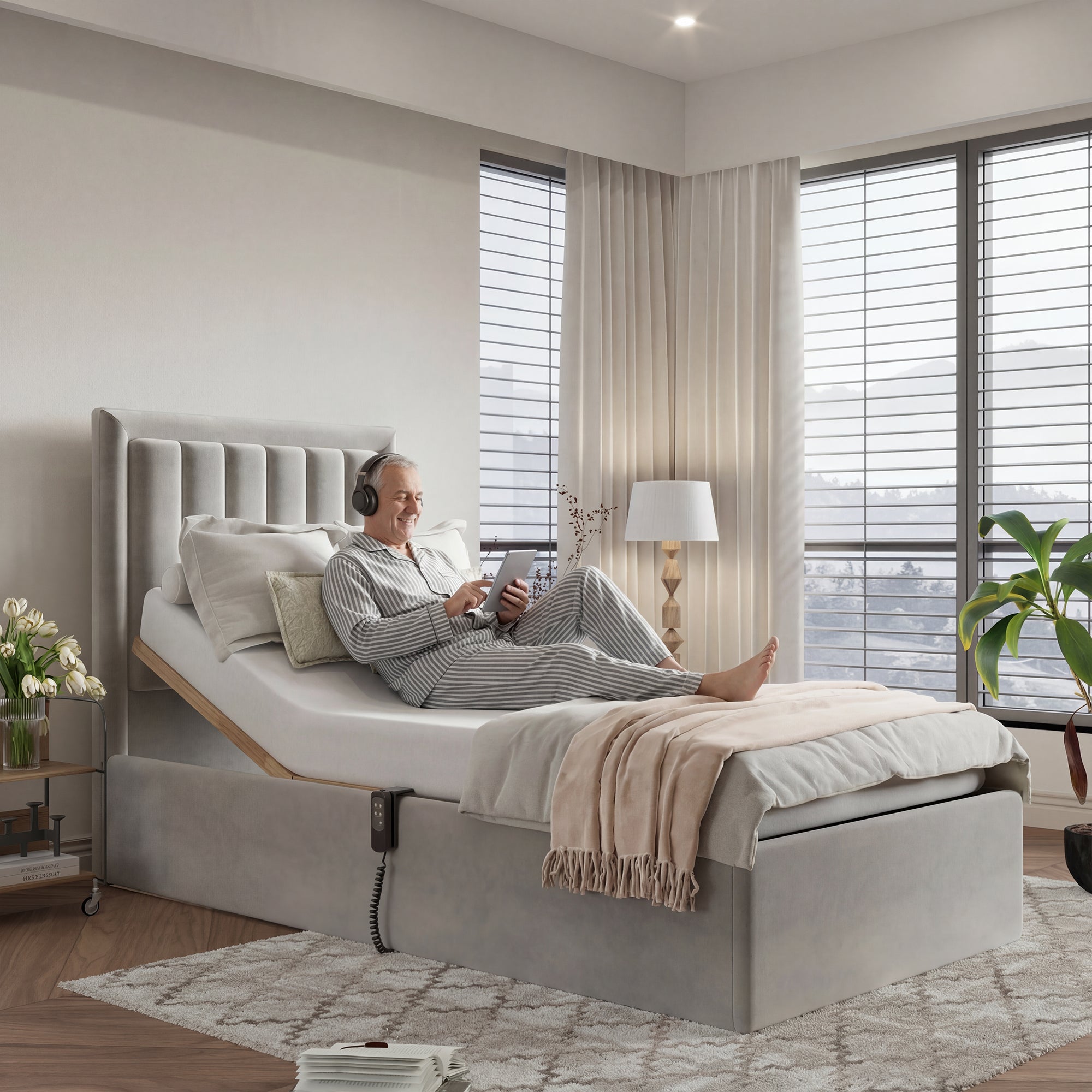 Gentle Lift Adjustable Electric Bed
