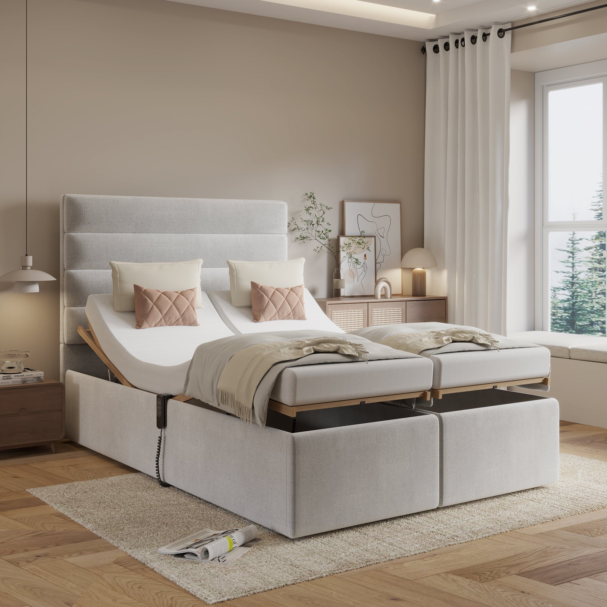 Relax Support Adjustable Electric Bed