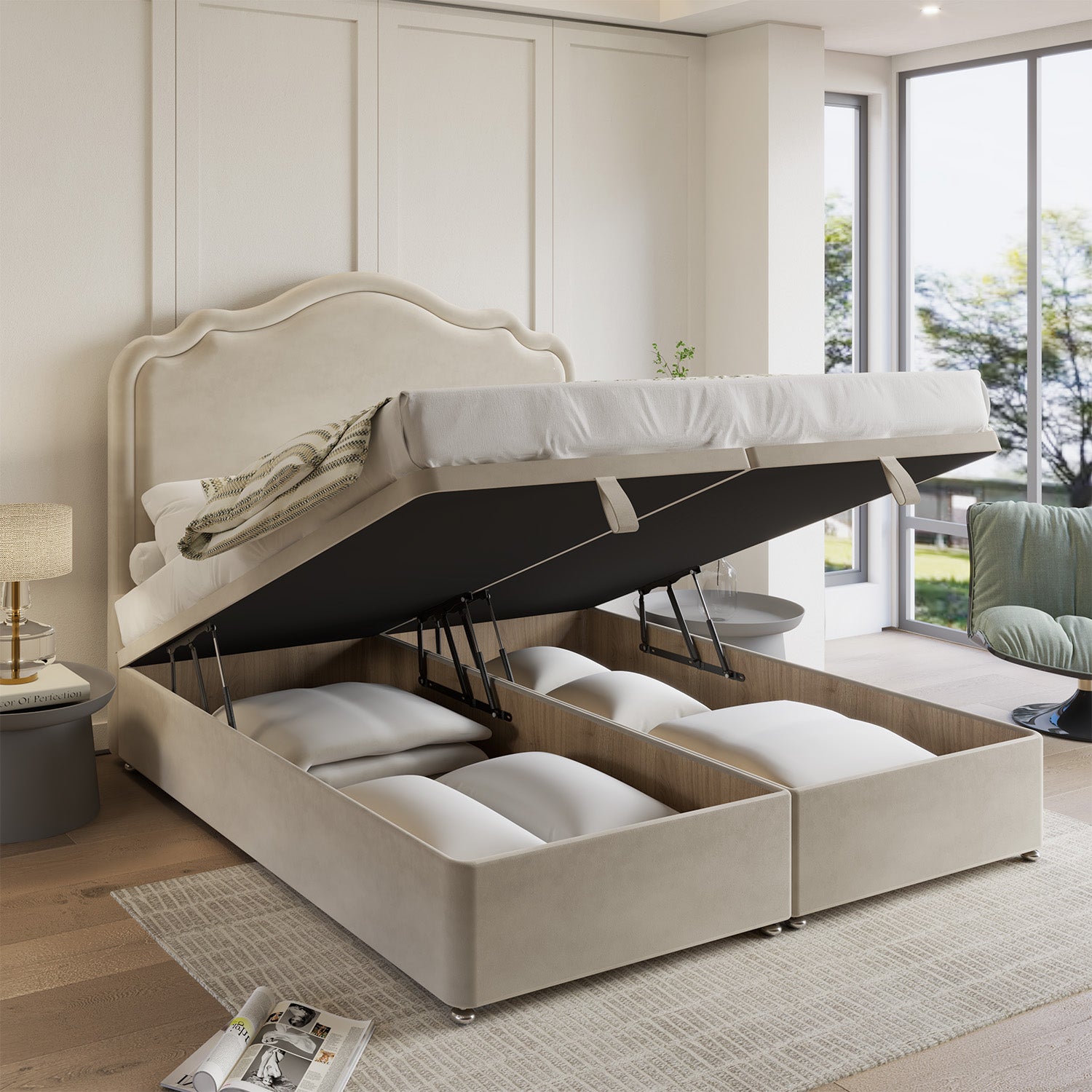 Luna Divan Ottoman Bed Frame