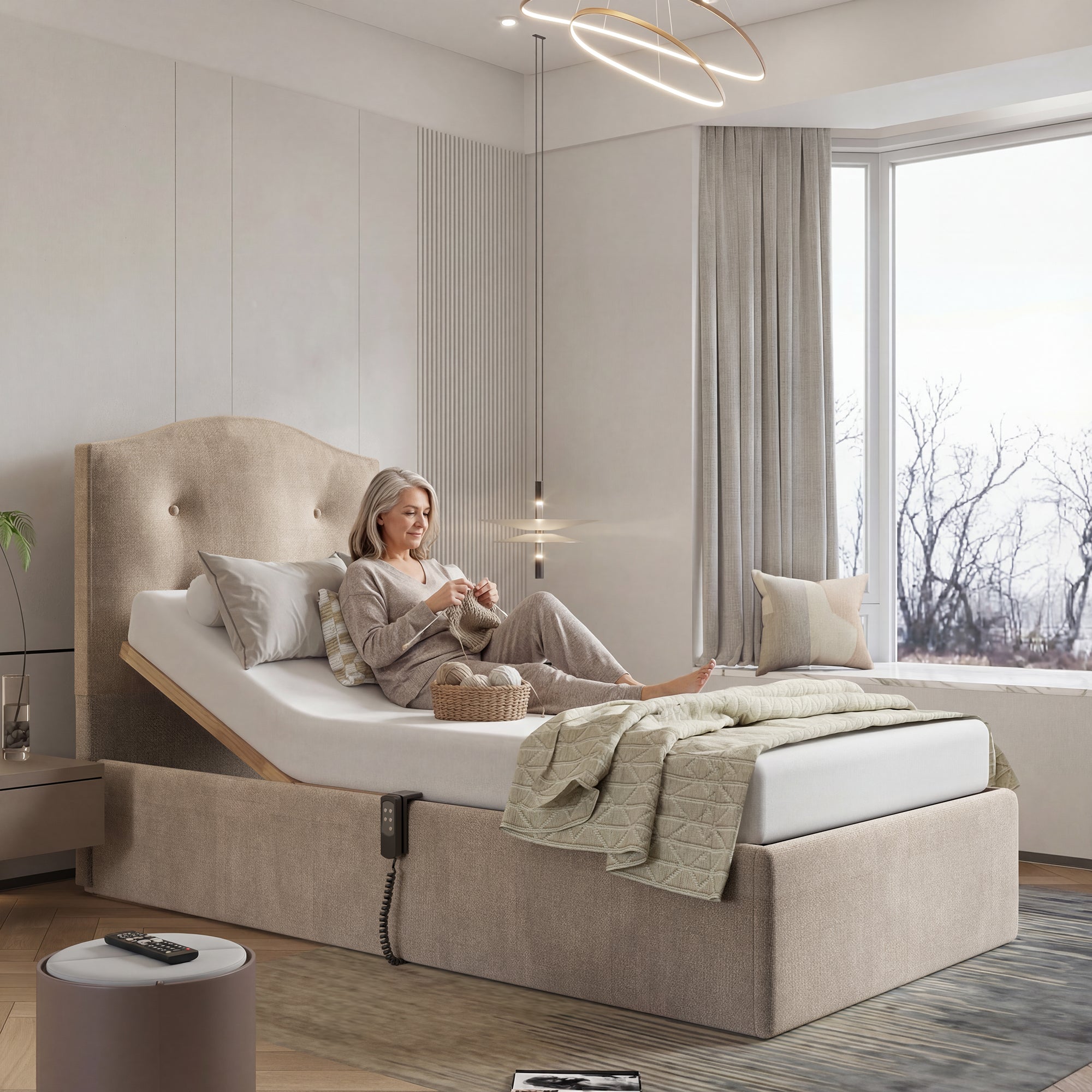 Adaptive Comfort Adjustable Electric Bed