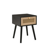 Croxley 1 Drawer Rattan Bedside