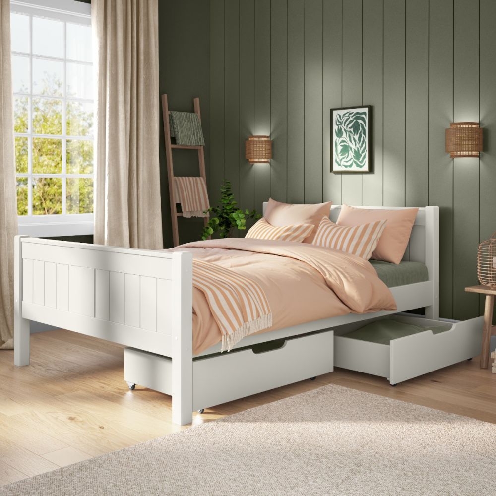 Stompa Classic Small Double With A Pair Of Drawers 120x190cm
